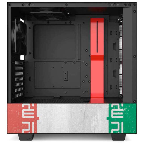 Iran Flag Distressed NZXT H510 Compact ATX Mid-Tower Case Skin